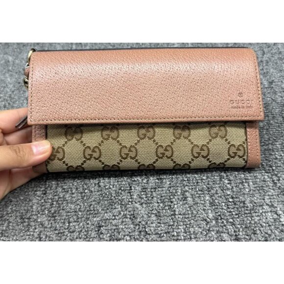 Gucci Leather Wallet 199-081225 - Picture 1 of 8